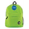 Bazic Classic Backpack 17in Lime Green, PK2 1054